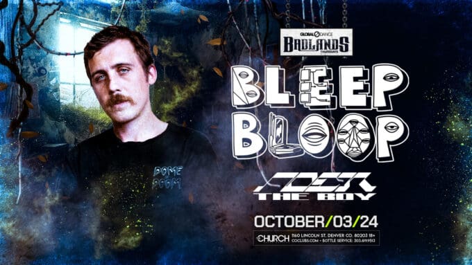 Bleep Bloop at The Church Nightclub Event Flyer