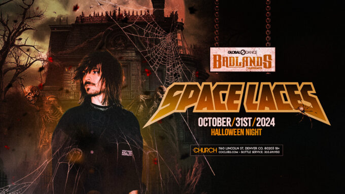 SpaceLaces at The Church Nightclub Event Flyer