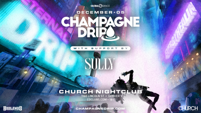 ChampagneDrip at The Church Nightclub Event Flyer