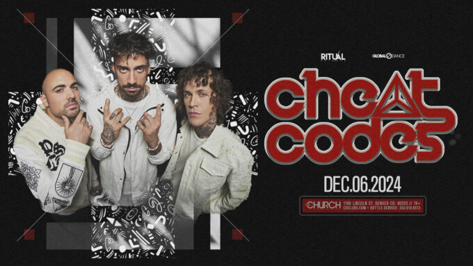 CheatCodes at The Church Nightclub Event Flyer