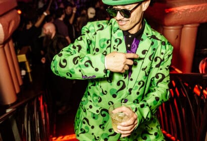 Attendees posing at the Church in Denver Nightclub
