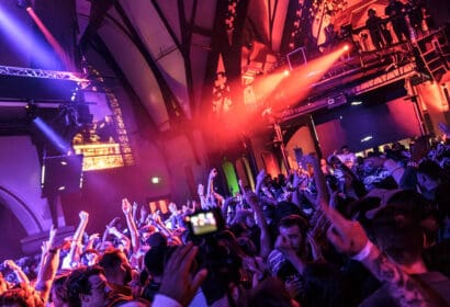 The crowd at the Church in Denver Nightclub