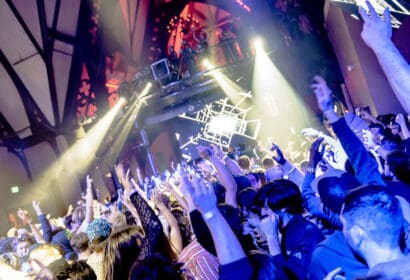 The crowd at the Church in Denver Nightclub