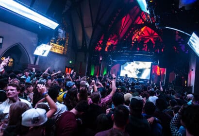 The crowd at the Church in Denver Nightclub