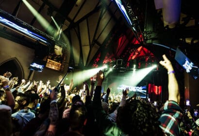 The crowd at the Church in Denver Nightclub