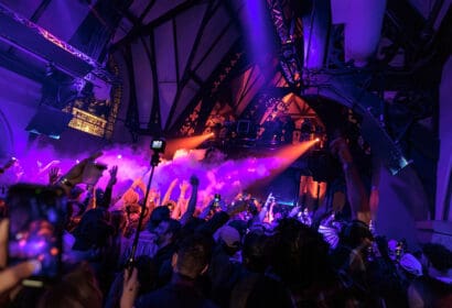 The crowd at the Church in Denver Nightclub