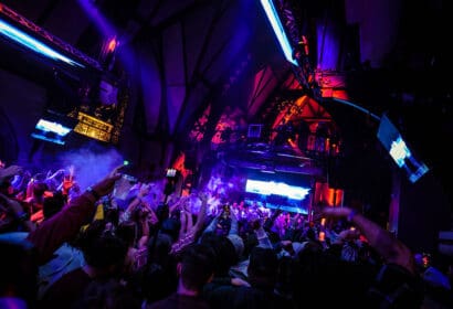 The crowd at the Church in Denver Nightclub