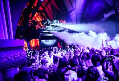 The crowd at the Church in Denver Nightclub