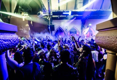 The crowd at the Church in Denver Nightclub