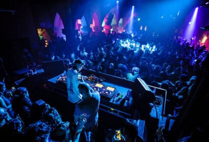 The crowd at the Church in Denver Nightclub