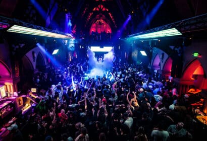 The crowd at the Church in Denver Nightclub