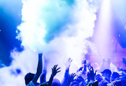 The crowd at the Church in Denver Nightclub