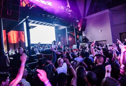 The crowd at the Church in Denver Nightclub