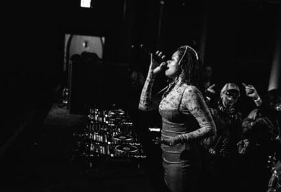 Aluna performing at the Church in Denver Nightclub