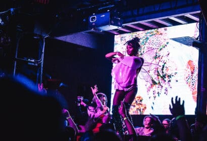 Dancers performing at the Church in Denver Nightclub