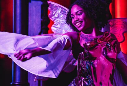 Dancers performing at the Church in Denver Nightclub