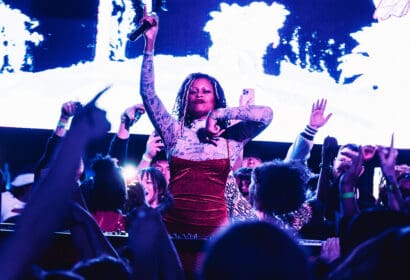 Aluna performing at the Church in Denver Nightclub