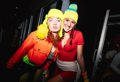 Attendees posing at The Church in Denver Nightclub