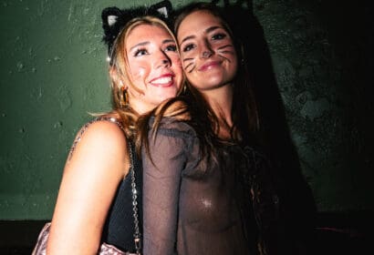 Attendees posing at The Church in Denver Nightclub