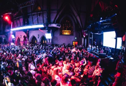 The crowd at The Church in Denver Nightclub