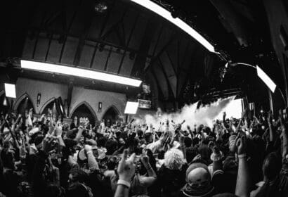 The crowd at The Church in Denver Nightclub