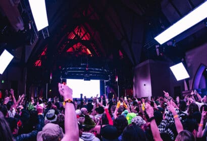 The crowd at The Church in Denver Nightclub