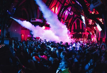 The crowd at The Church in Denver Nightclub