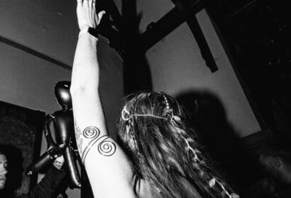 Attendees posing at The Church in Denver Nightclub