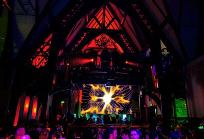 The crowd at the Church Nightclub in Denver Nightclub