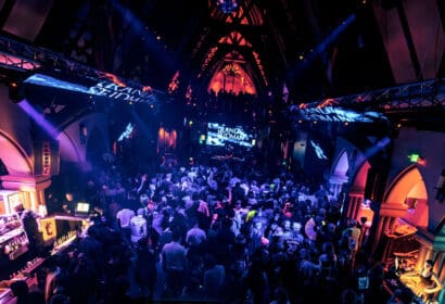 The crowd at the Church Nightclub in Denver Nightclub