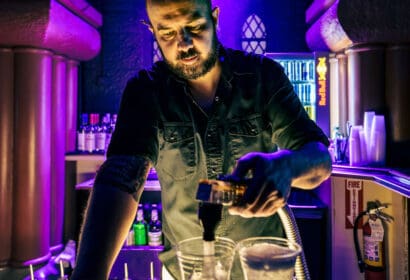 Bartender at the Church Nightclub in Denver Nightclub