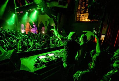 Infected Mushroom performing at the Church Nightclub in Denver Nightclub