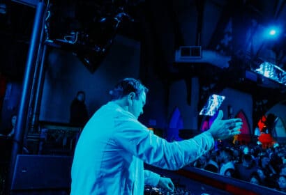 Markus Schulz performing at the Church Nightclub in Denver Nightclub