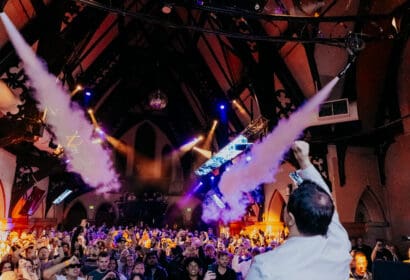 Markus Schulz performing at the Church Nightclub in Denver Nightclub