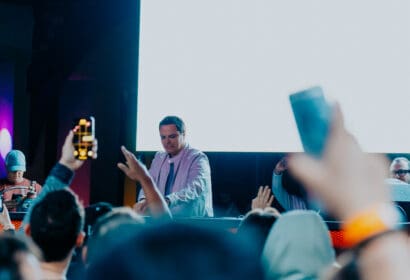 Markus Schulz performing at the Church Nightclub in Denver Nightclub