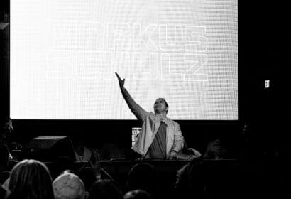 Markus Schulz performing at the Church Nightclub in Denver Nightclub