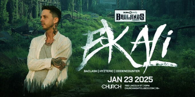 Ekali at Church Nightclub in Denver Event Flyer Jan 23