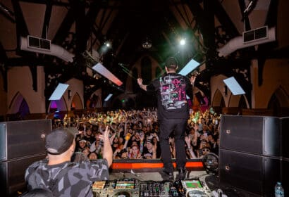 Slander performing at the Church Nightclub in Denver Nightclub