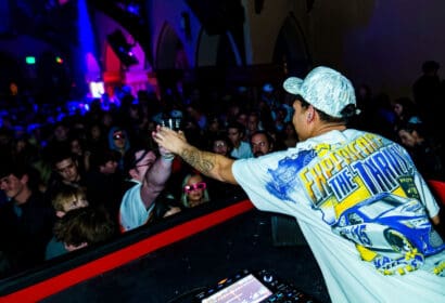 Luke Andy performing at the Church Nightclub in Denver Nightclub