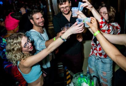 Attendees at the Church Nightclub in Denver Nightclub