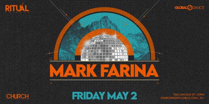 Mark Farina at Church Nightclub in Denver Event Flyer May 2