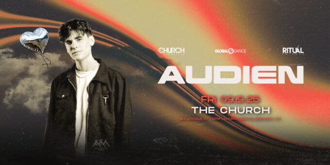 Audien at Church Nightclub in Denver Event Flyer Sept 19