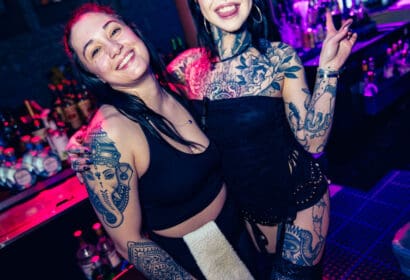 Bartenders at the Church Nightclub in Denver Nightclub