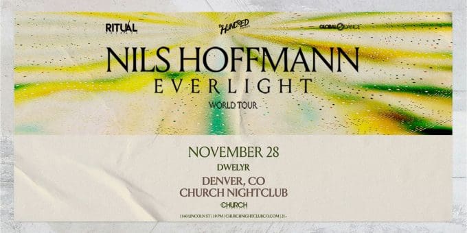 Nils Hoffman at Church Nightclub in Denver Event Flyer on November 28