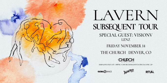 Lavern at Church Nightclub in Denver Event Flyer Nov 14
