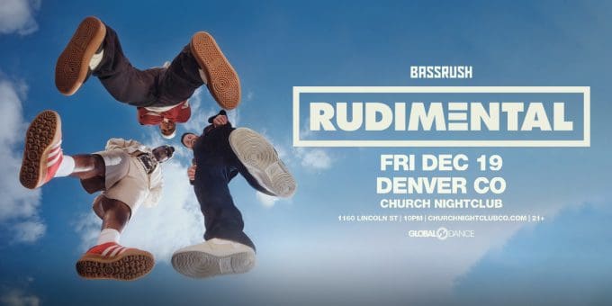Rudim3ntal at Church Nightclub in Denver Event Flyer on 12/19
