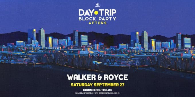 Walker and Royce at Church Nightclub in Denver Event Flyer Sept 27