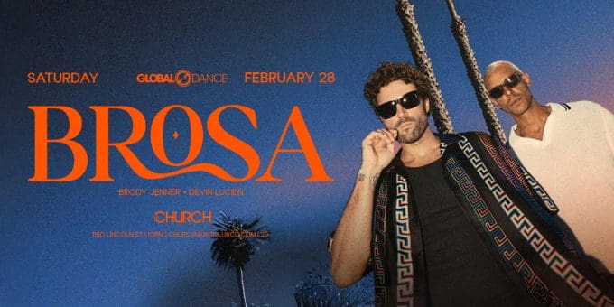 Brosa at Church Nightclub in Denver Event Flyer Feb 28