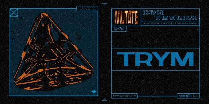 Trym at Church Nightclub in Denver Event Flyer May 1