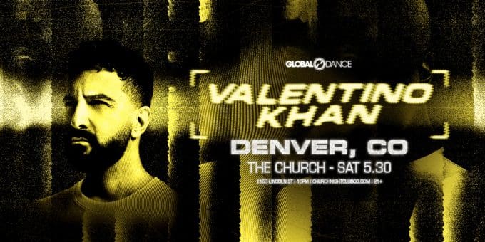 Valentino Khan at Church Nightclub in Denver Event Flyer May 30